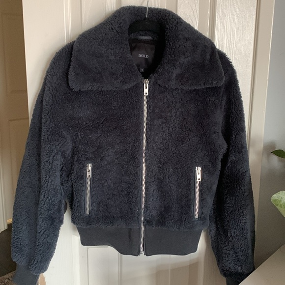 Shearling jacket by DSTLD - Picture 4 of 6